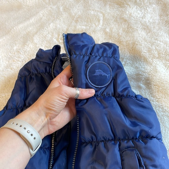Toddler vest Navy Blue Puffer - Picture 3 of 6